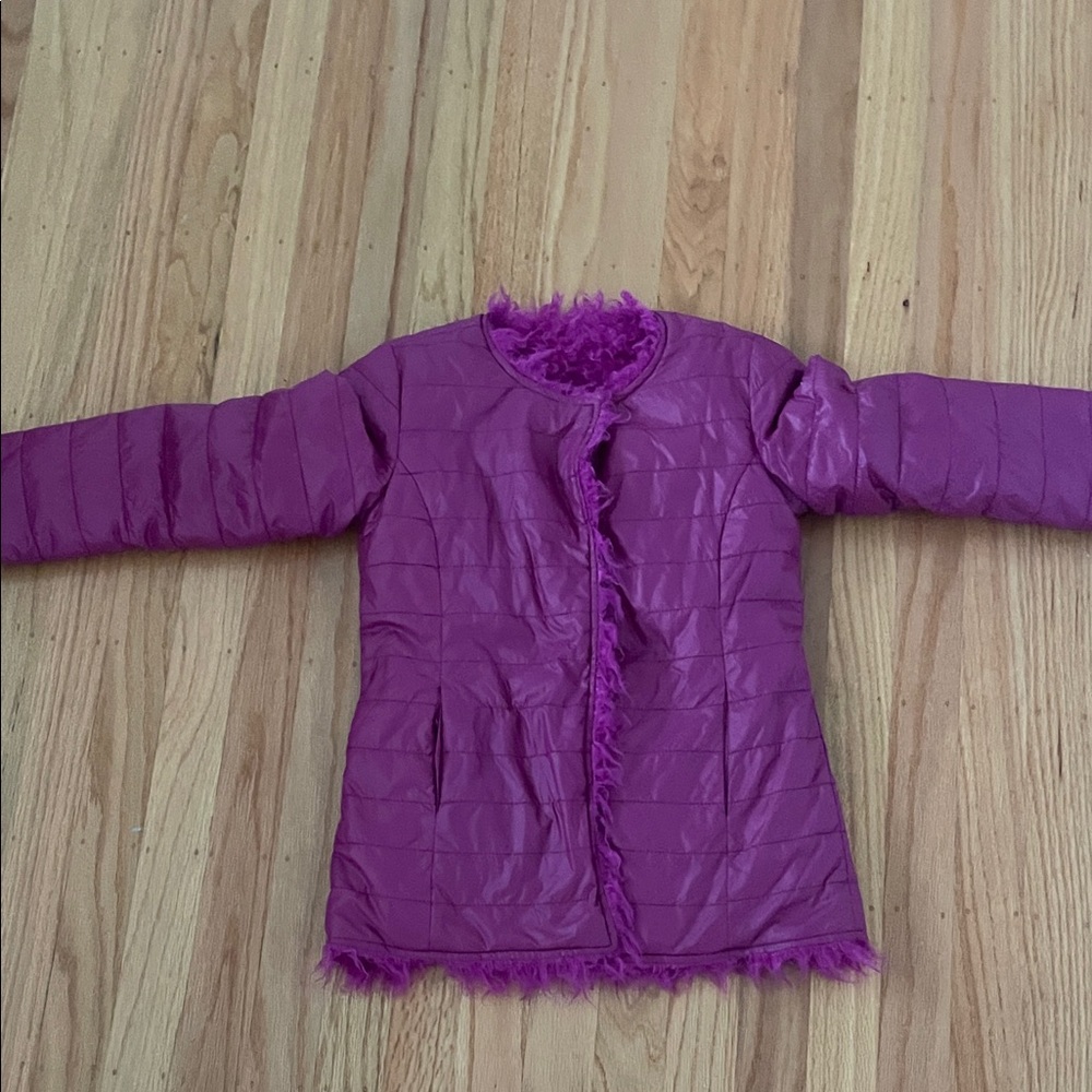 Guess Fuchsia Kids Puffer Jacket